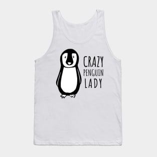 Crazy Penguin Lady Tank Top